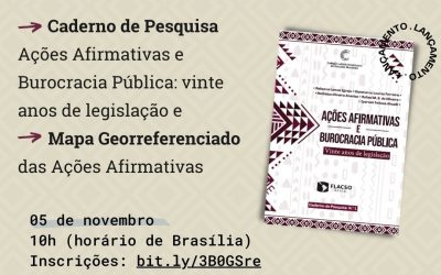Flacso e UnB lançam caderno de pesquisa e mapa sobre Ações Afirmativas no Brasil