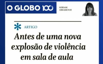 Professora da Flacso Brasil publica artigo no jornal O Globo