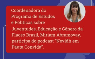 Professora da Flacso Brasil fala em podcast sobre violência em escolas do Brasil